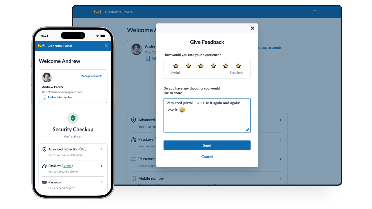 UX Relaunch: Enterprise Credential Management Portal für globalen Chemiekonzern